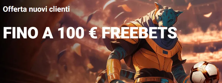 Fino a 100 euro freebets (1)